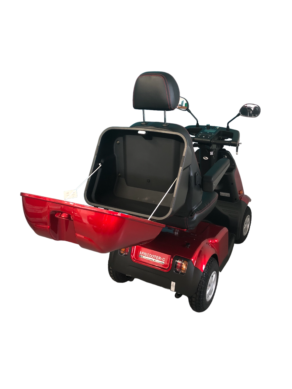 AFIKIM™ | Afiscooter C4 - 4Wheel - Colour Red - Outdoor Mobility Scooter