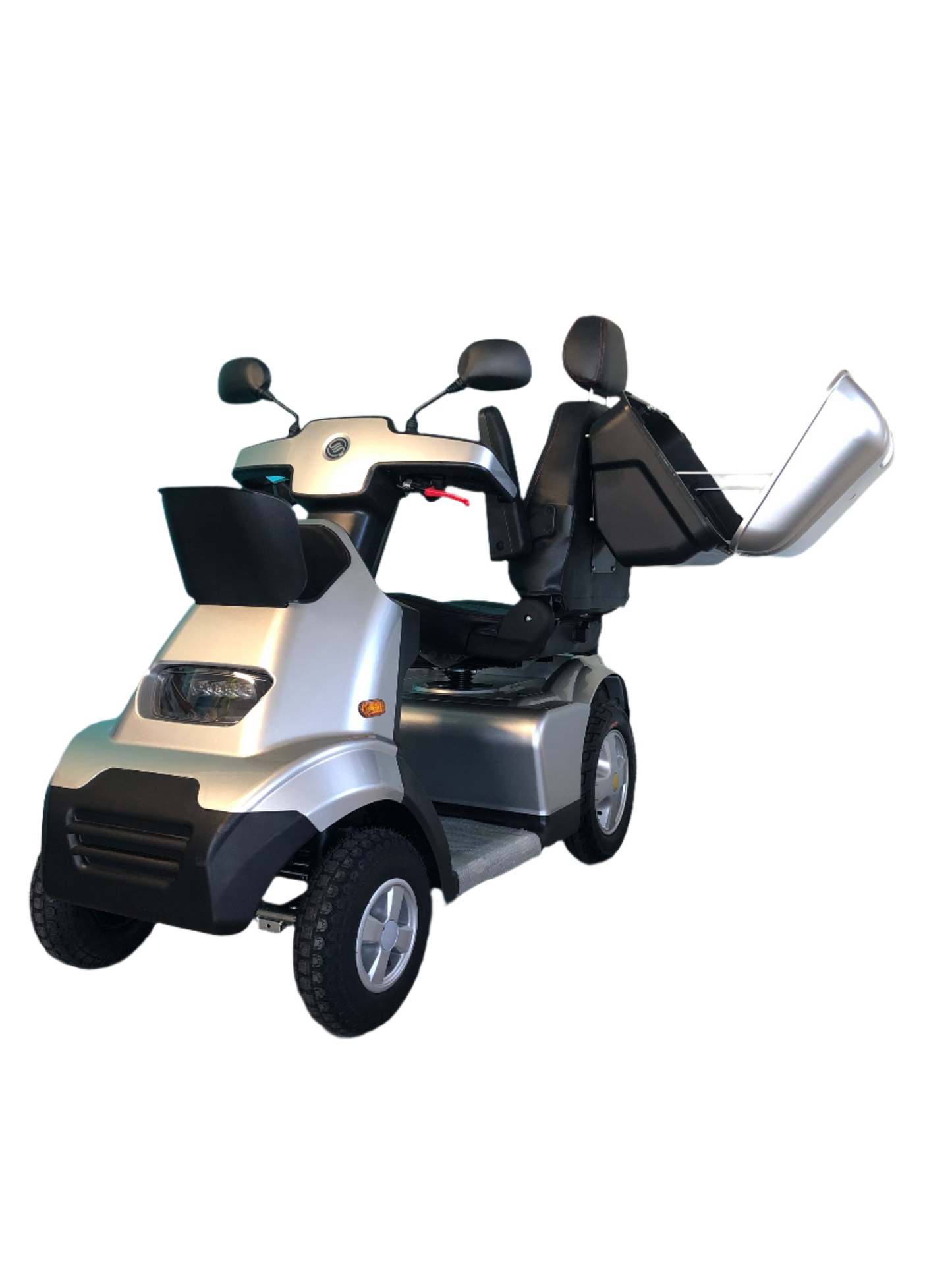 AFIKIM™ | Afiscooter S4 - 4Wheel - Colour Silver - Outdoor Mobility Scooter