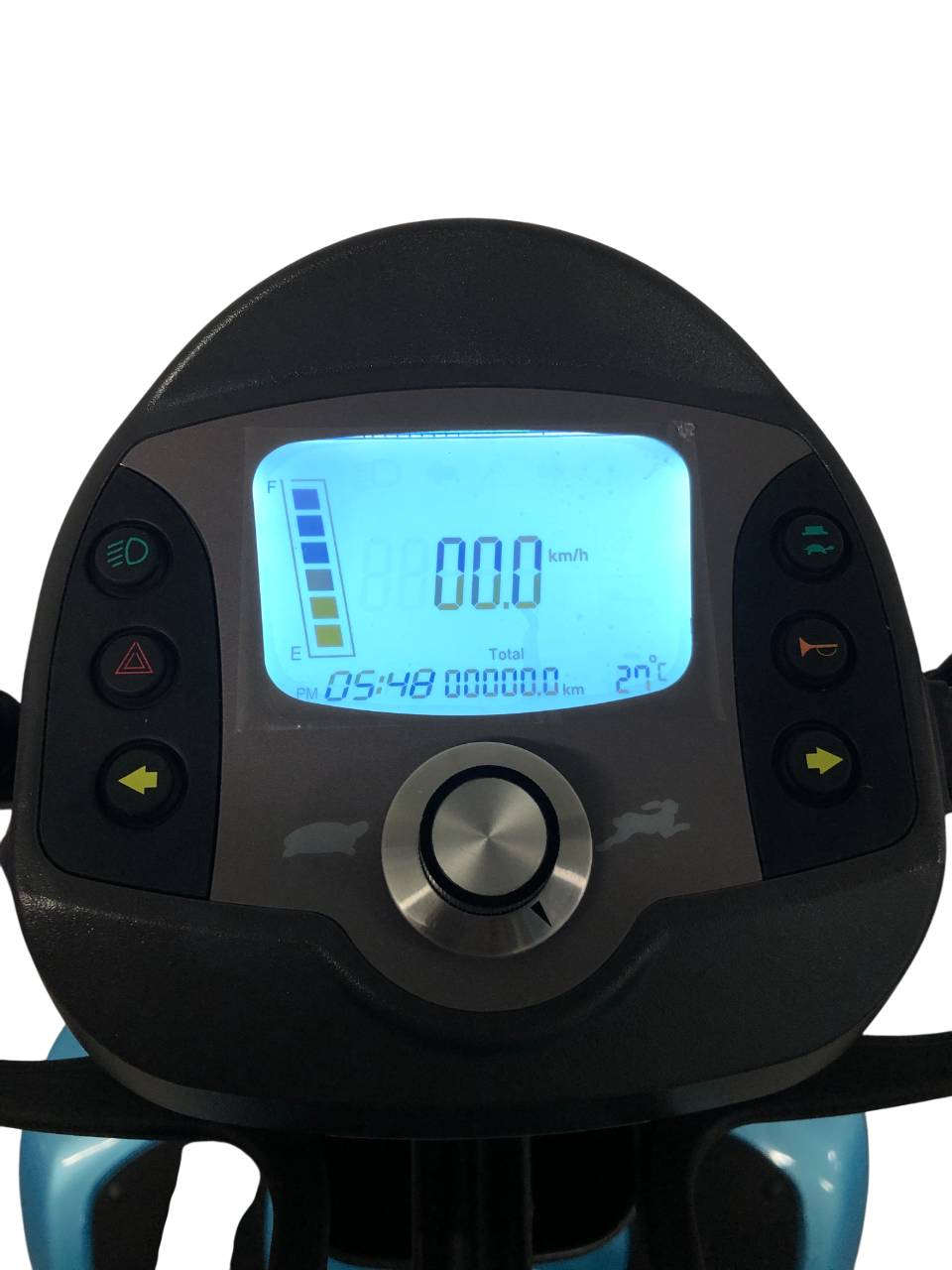 Merits™ | FENDE + With Sun Canopy Top w/ Rear Bag & Cane Holder - 4Wheel - Colour Kite Blue - Outdoor Mobility Scooter