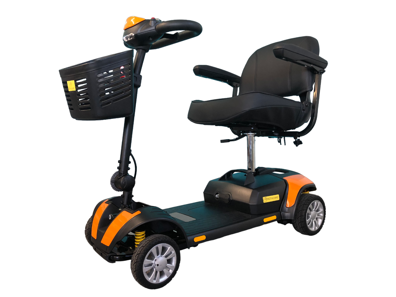 Rothcare™ | Boston - Pull Apart - Colour Gloss Orange - Portable Scooter