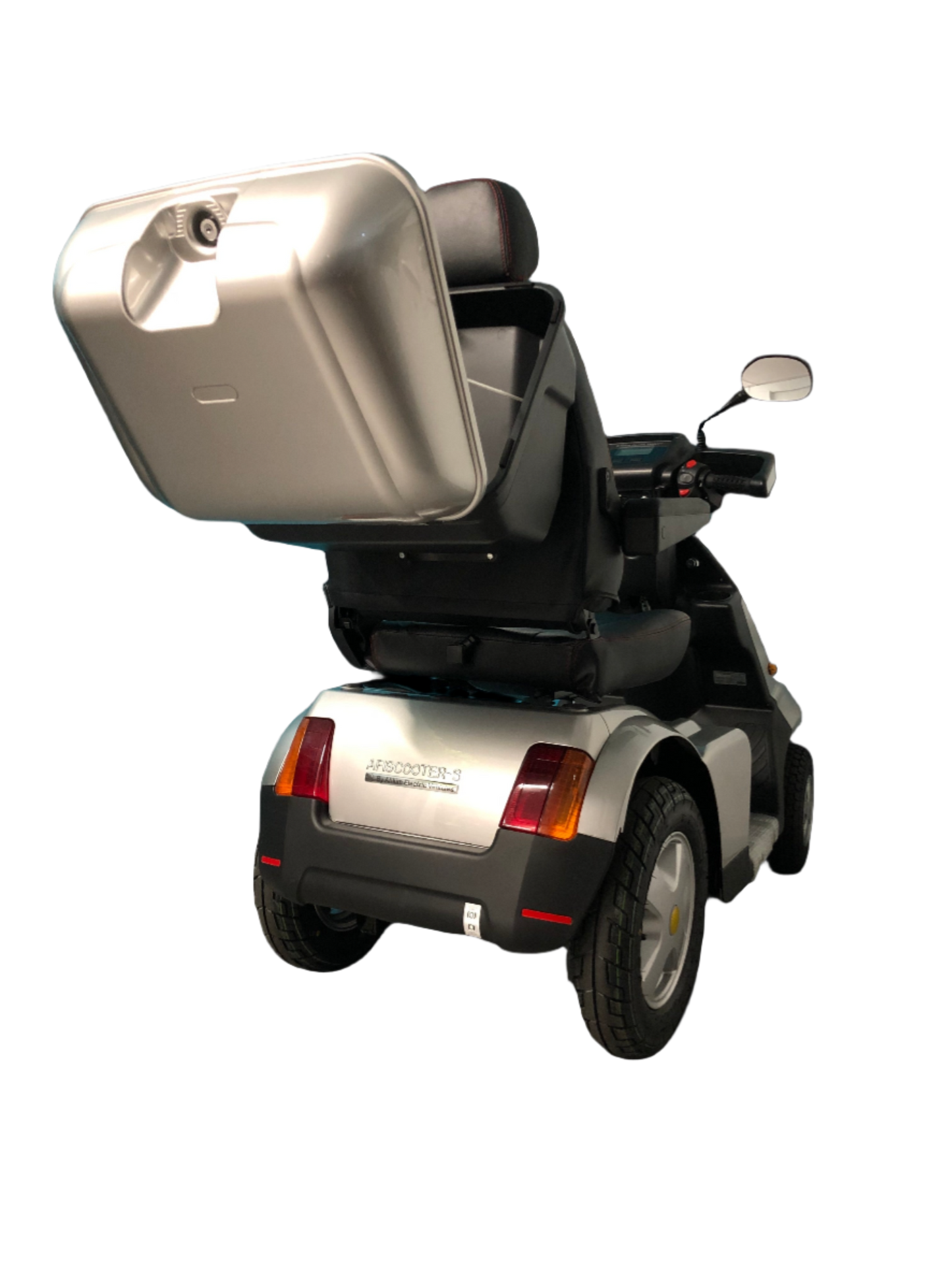AFIKIM™ | Afiscooter S4 - 4Wheel - Colour Silver - Outdoor Mobility Scooter