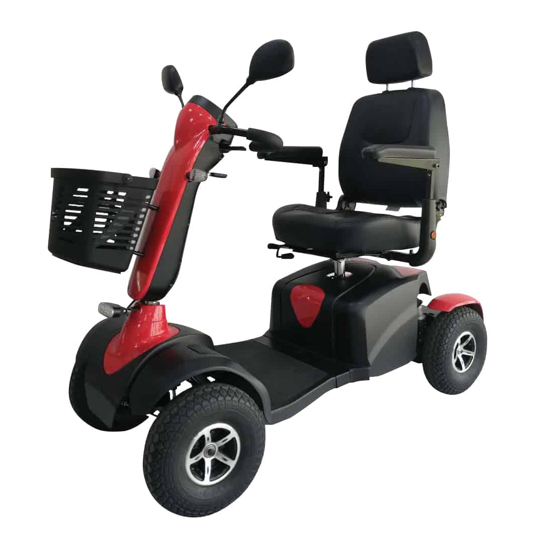 Merits™ | 745 Max - 4Wheel - Colour Ferrari Red - Outdoor Mobility Scooter