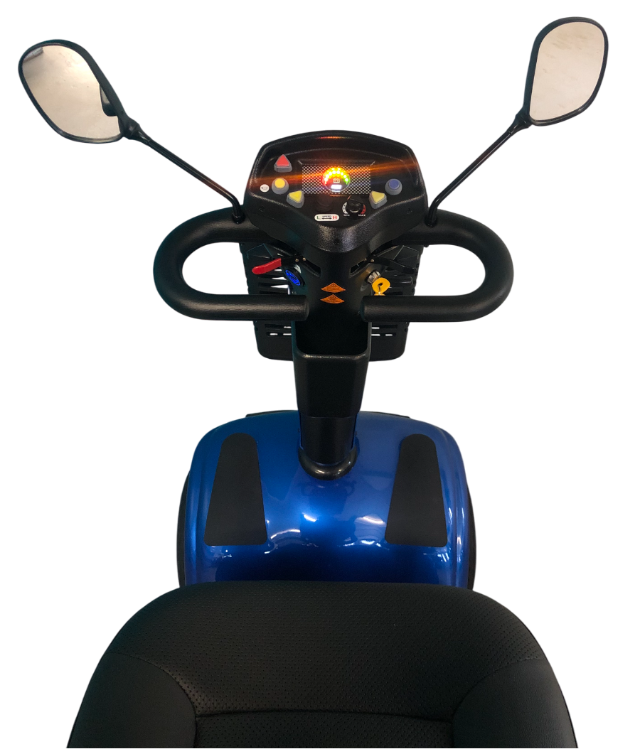 SHOPRIDER™ | ALLROUNDER - XTRAS Sun Canopy Deluxe  - 4Wheel - Colour Blue - Outdoor Mobility Scooter