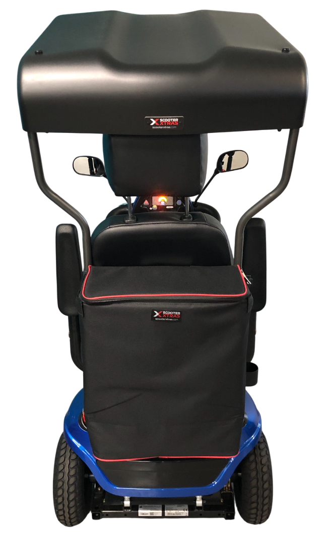 SHOPRIDER™ | ROCKY 4 - XTRAS Hard Top Sun Canopy - 4Wheel - Colour Blue - Outdoor Mobility Scooter