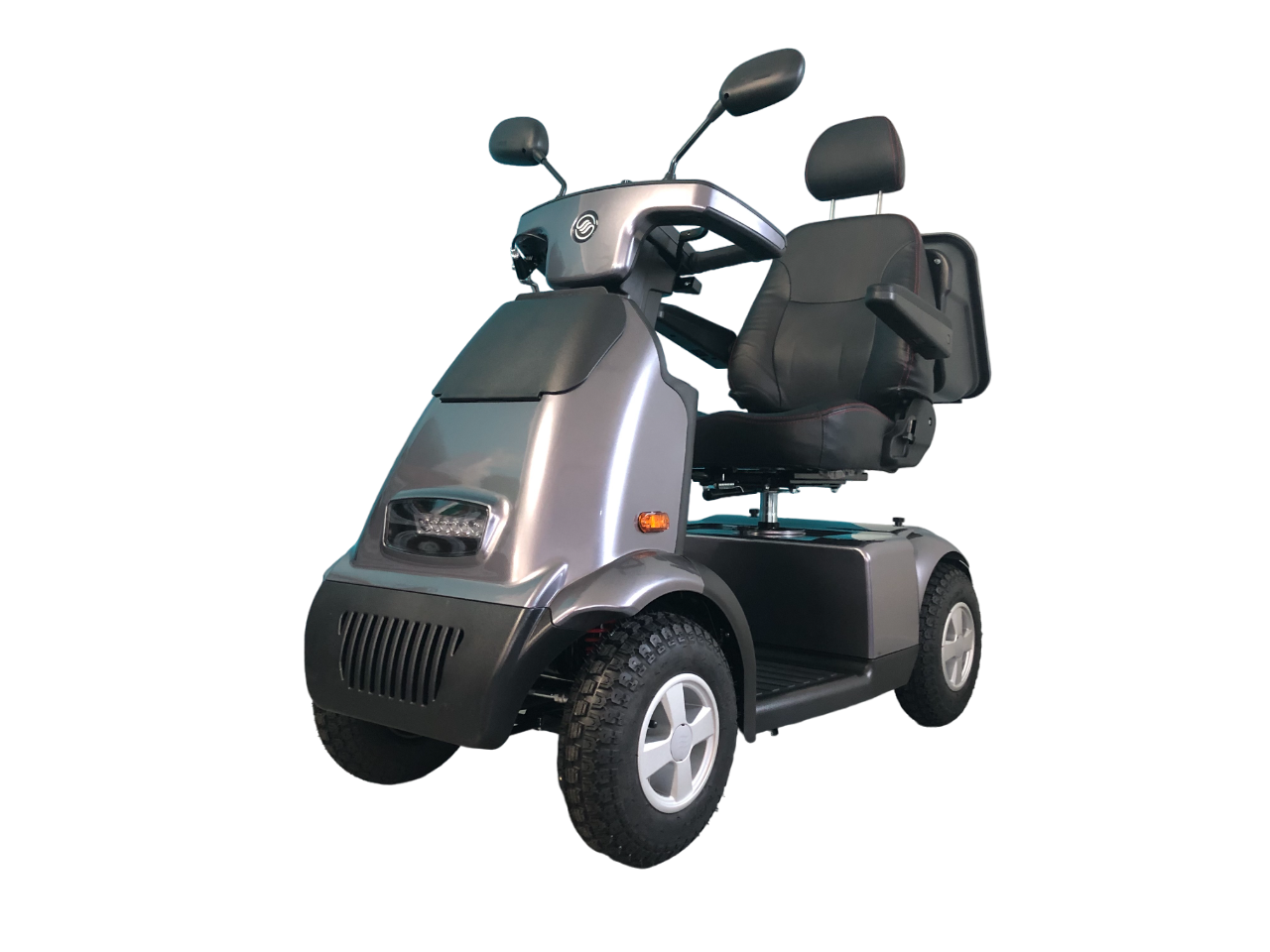 AFIKIM™ | Afiscooter C4 - 4Wheel - Colour Grey - Outdoor Mobility Scooter