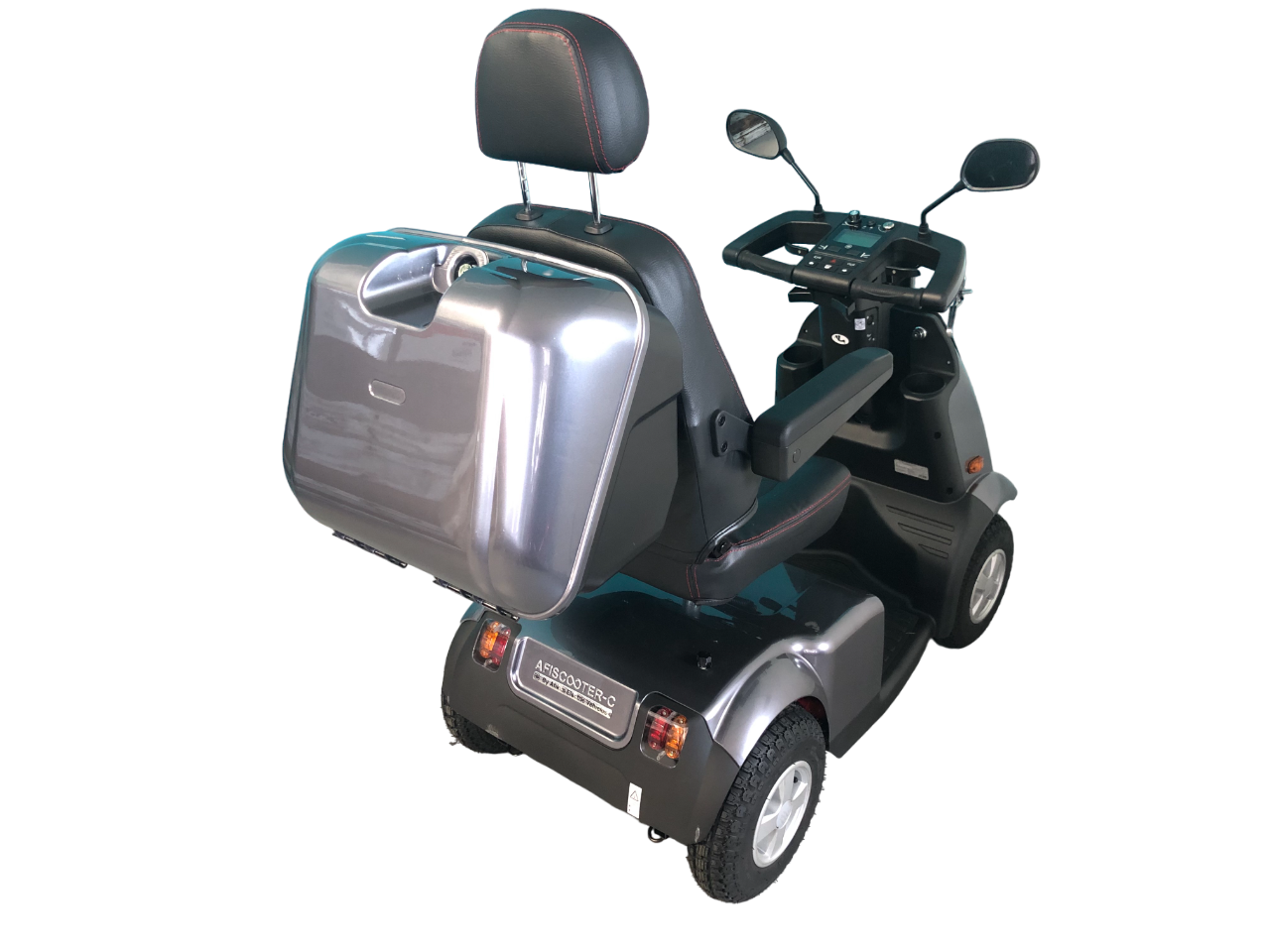 AFIKIM™ | Afiscooter C4 - 4Wheel - Colour Grey - Outdoor Mobility Scooter