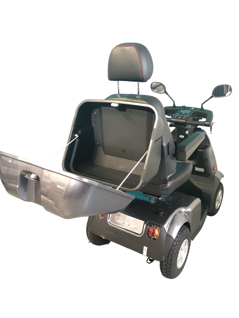 AFIKIM™ | Afiscooter C4 - 4Wheel - Colour Grey - Outdoor Mobility Scooter