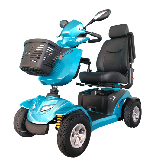 Merits™ | Explorer - 4Wheel - Colour Turquoise - Outdoor Mobility Scooter