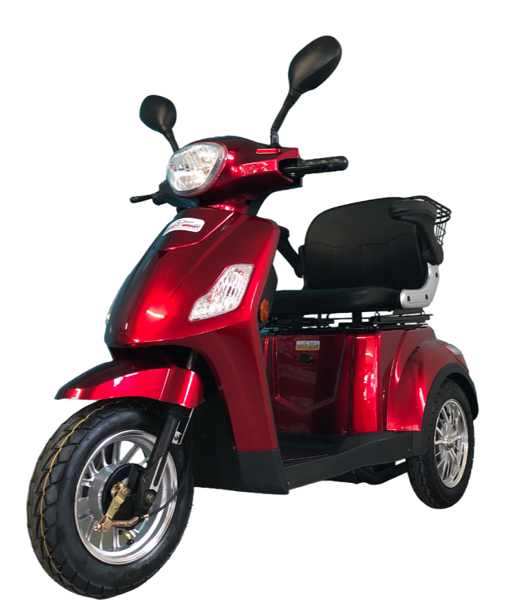 REEF™ | Bluefin - 3Wheel Mobility Scooter - Gloss Red - Outdoor Mobility Scooter