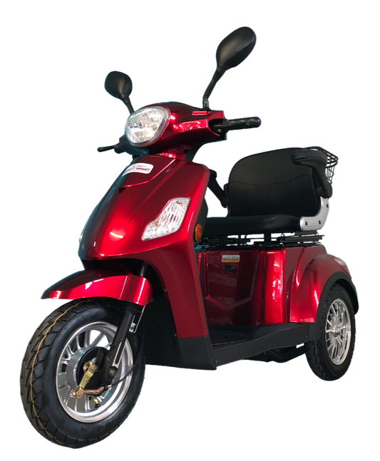 REEF™ | Bluefin - 3Wheel Mobility Scooter - Gloss Red - Outdoor Mobility Scooter