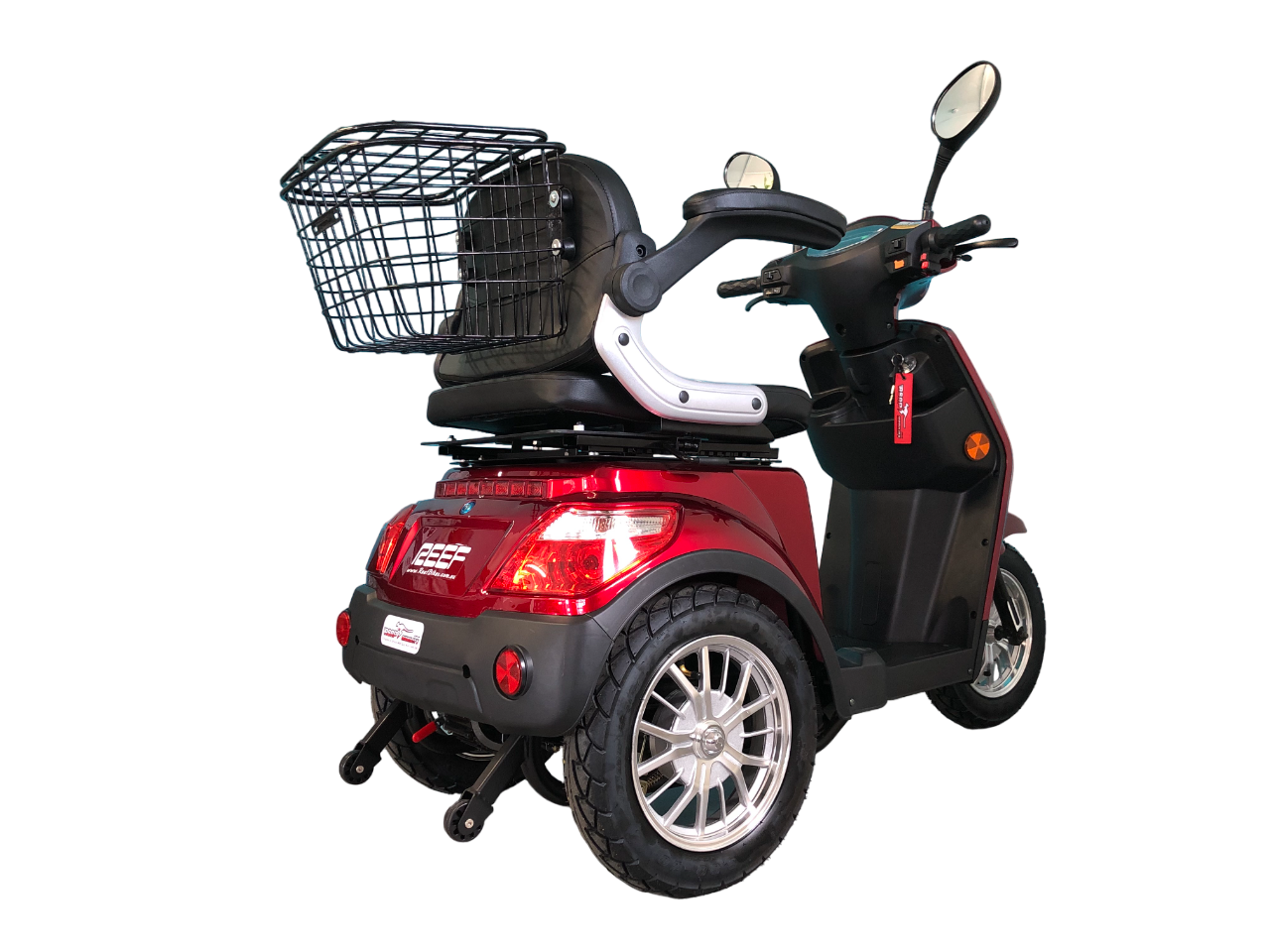 REEF™ | Bluefin - 3Wheel Mobility Scooter - Gloss Red - Outdoor Mobility Scooter