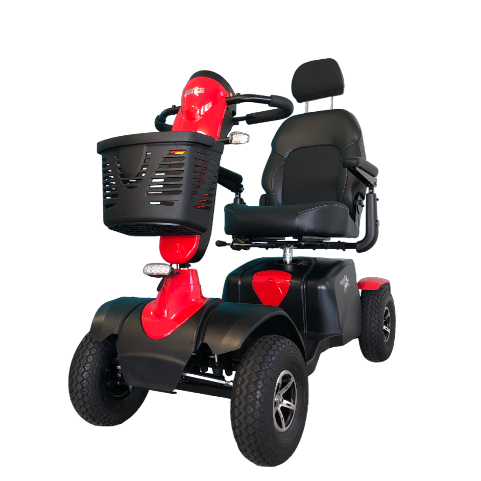 Merits™ | 745 Max - 4Wheel - Colour Ferrari Red - Outdoor Mobility Scooter