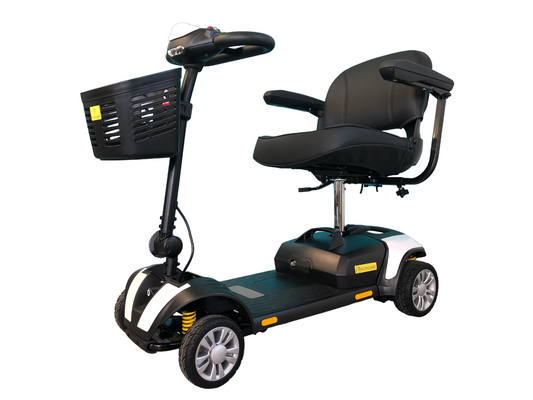 Rothcare™ | Boston - Pull Apart - Colour Gloss White - Portable Scooter